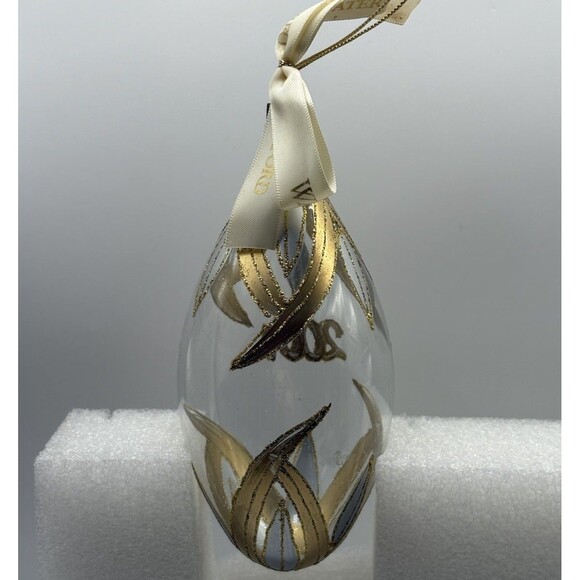 Waterford Holiday Heirlooms Annual Ornament Series Dated Egg 2001 Poland - Picture 3 of 6